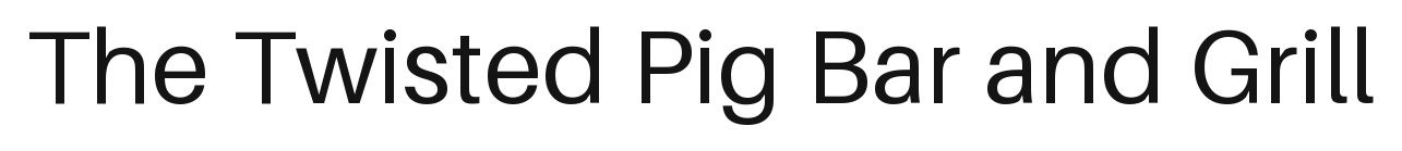 The Twisted Pig Bar and Grill